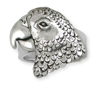 African Grey Parrot Ring Jewelry   AFG2-R