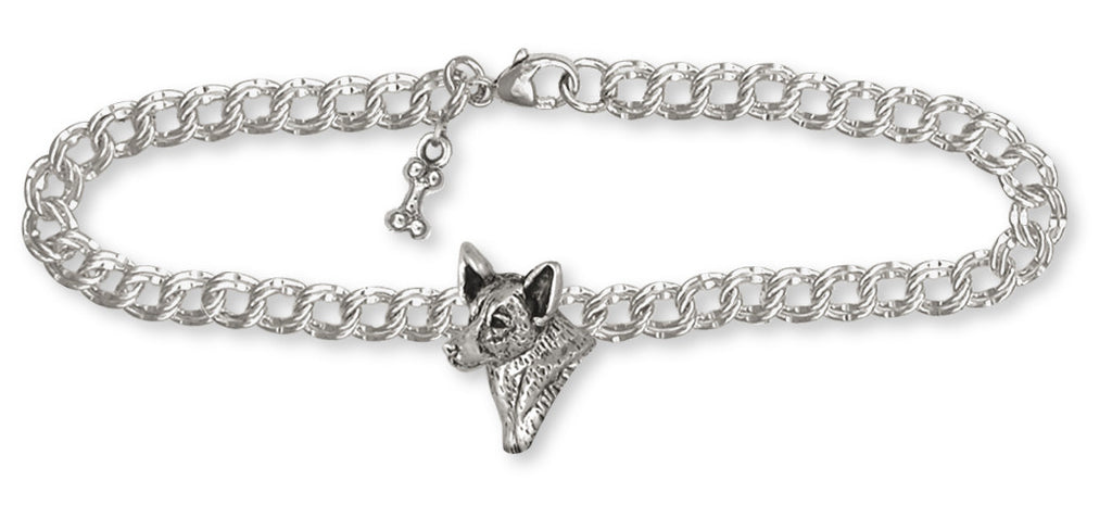 Australian Cattle Dog Charms Australian Cattle Dog Bracelet Sterling Silver Dog Jewelry Australian Cattle Dog jewelry