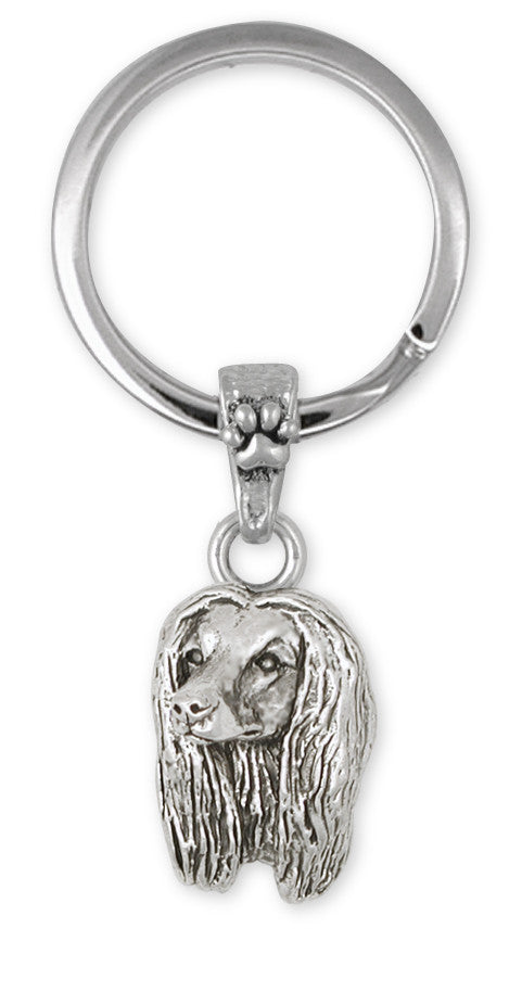 Afghan Hound Charms Afghan Hound Key Ring Sterling Silver Dog Jewelry Afghan Hound jewelry
