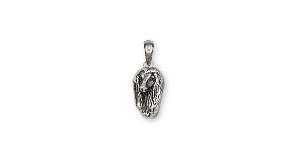 Afghan Hound Charms Afghan Hound Pendant Sterling Silver Dog Jewelry Afghan Hound jewelry