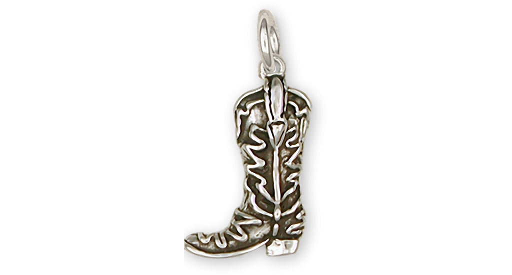 Boot Charms Boot Charm Sterling Silver Western Boot Jewelry Boot jewelry