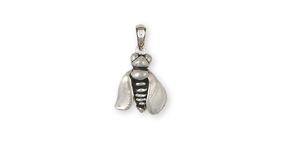 Honey Bee Charms Honey Bee Pendant Sterling Silver Honeybee Jewelry Honey Bee jewelry