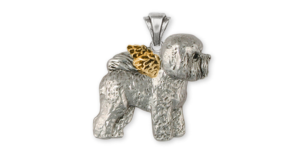 Bichon Frise Charms Bichon Frise Pendant Silver And Gold Dog Jewelry Bichon Frise jewelry