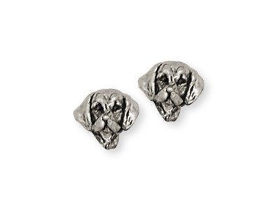 Beagle Dog Earrings Jewelry Handmade Sterling Silver  BG13-E