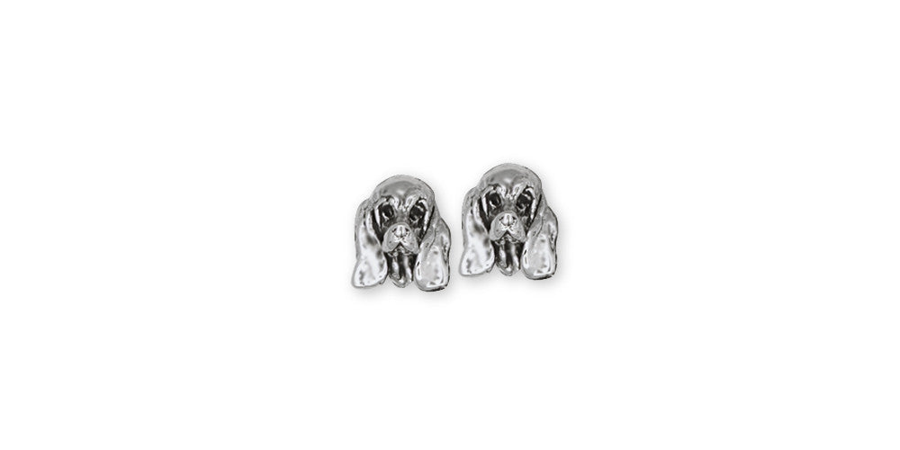Basset Hound Charms Basset Hound Earrings Sterling Silver Dog Jewelry Basset Hound jewelry
