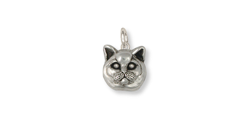 British Shorthair Charms British Shorthair Charm Sterling Silver Cat Jewelry British Shorthair jewelry