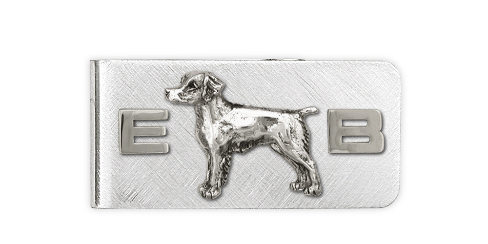 Brittany Dog Charms Brittany Dog Money Clip Handmade Sterling Silver Dog Jewelry Brittany dog jewelry