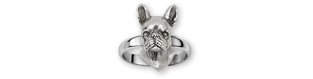 Boston Terrier Charms Boston Terrier Ring Sterling Silver Boston Terrier Jewelry Boston Terrier jewelry