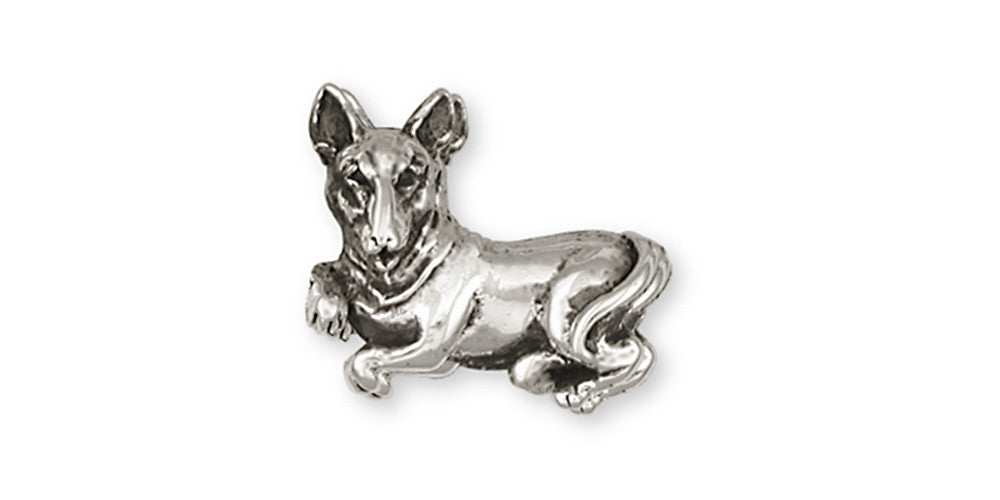 Bull Terrier Charms Bull Terrier Brooch Pin Handmade Sterling Silver Dog Jewelry Bull Terrier jewelry