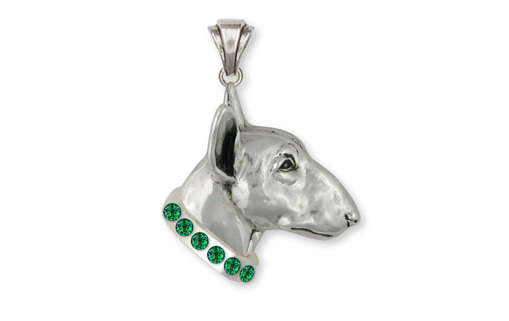 Bull Terrier Charms Bull Terrier Pendant Handmade Sterling Silver Dog Jewelry Bull Terrier jewelry