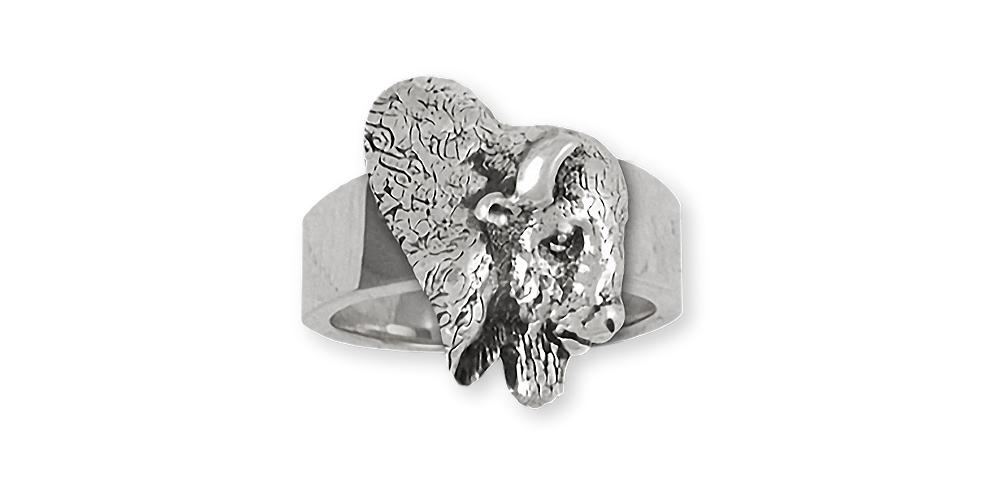 Buffalo Charms Buffalo Ring Sterling Silver Bison Jewelry Buffalo jewelry