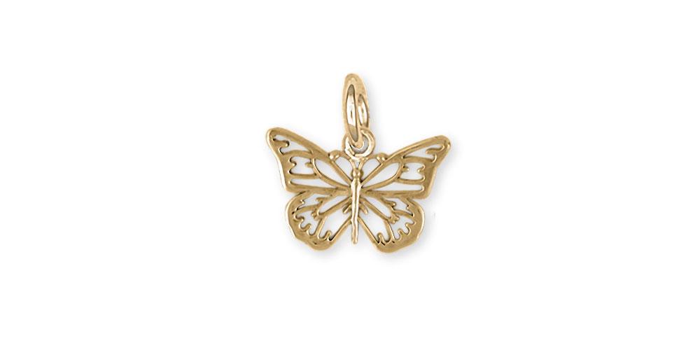 Butterfly Charms Butterfly Charm 14k Gold Butterfly Jewelry Butterfly jewelry