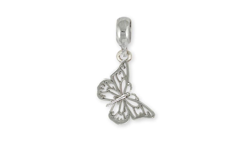 Butterfly Charms Butterfly Charm Slide Sterling Silver Butterfly Jewelry Butterfly jewelry