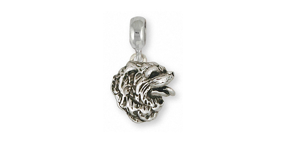 Chow Chow Charms Chow Chow Charm Slide Sterling Silver Dog Jewelry Chow Chow jewelry