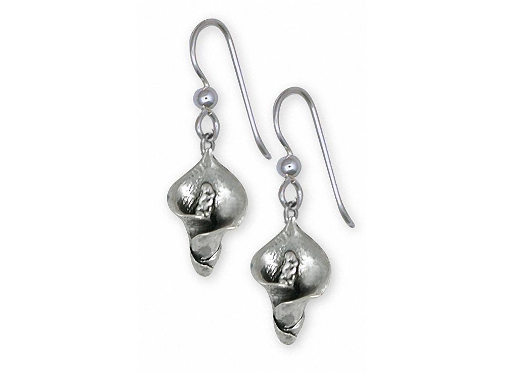 Calla Lily Charms Calla Lily Earrings Sterling Silver Flower Jewelry Calla Lily jewelry