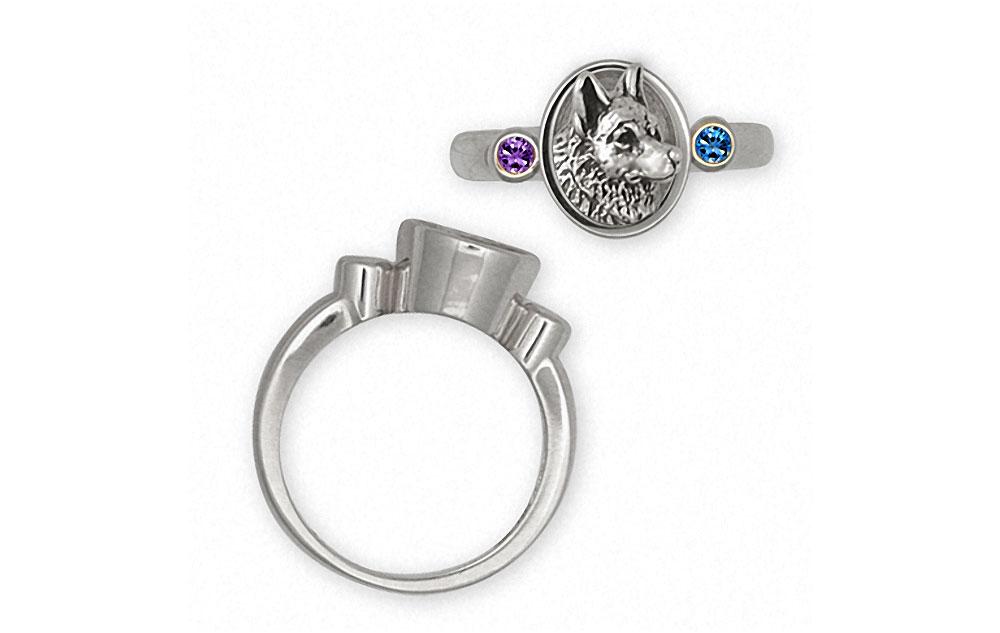 Corgi Charms Corgi Ring Sterling Silver Dog Jewelry Corgi jewelry