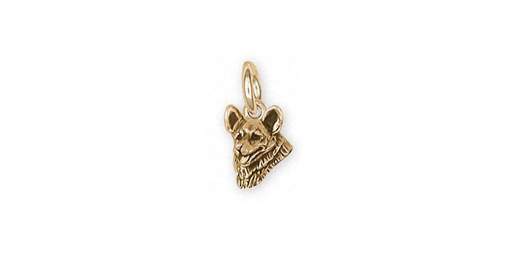 Corgi Charms Corgi Charm 14k Gold Dog Jewelry Corgi jewelry