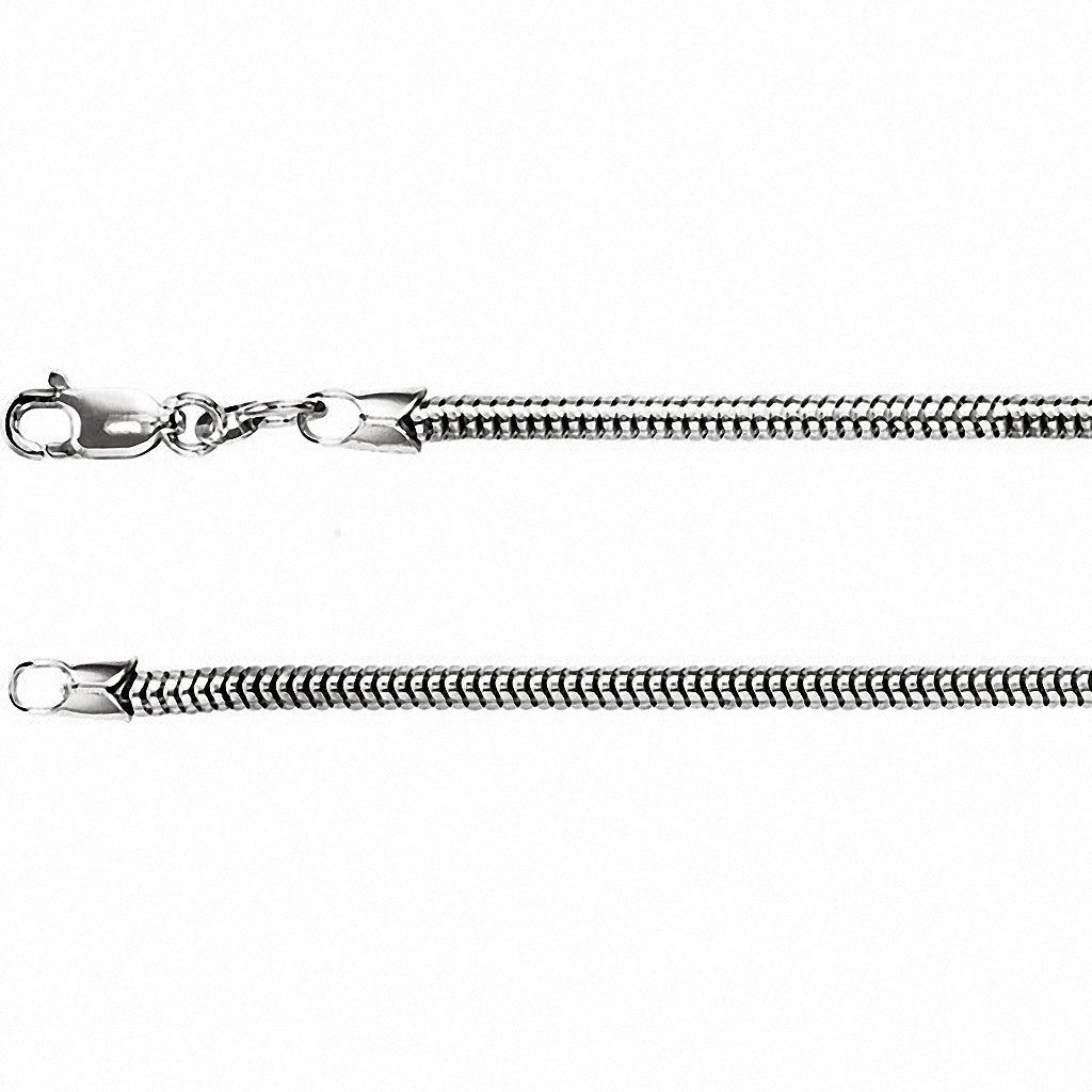 Snake Chain, 16 Inches Long 2.5 Mm  - Ch705-16 Charms Snake Chain, 16 Inches Long 2.5 Mm  - Ch705-16  Sterling Silver  Jewelry Snake Chain, 16 inches Long 2.5 mm  - CH705-16 jewelry