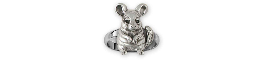 Chinchilla Charms Chinchilla Ring Sterling Silver Chinchilla Jewelry Chinchilla jewelry