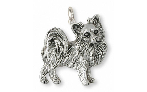 Papillon Dog Earrings Sterling Silver, Esquivel and Fees