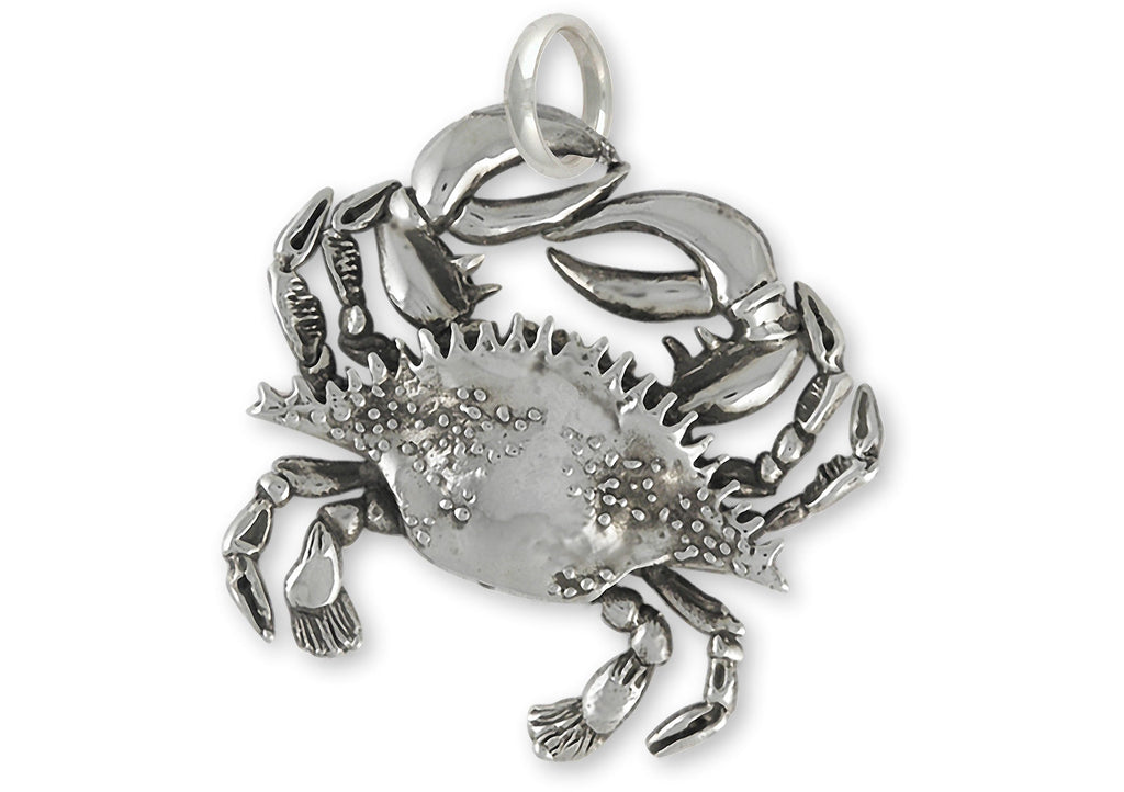 Crab Charms Crab Pendant Sterling Silver Crab Jewelry Crab jewelry