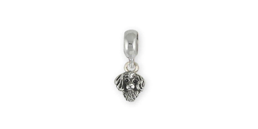 Cavalier King Charles Spaniel Puppy Charms Cavalier King Charles Spaniel Puppy Charm Slide Sterling Silver Dog Jewelry Cavalier King Charles Spaniel Puppy jewelry