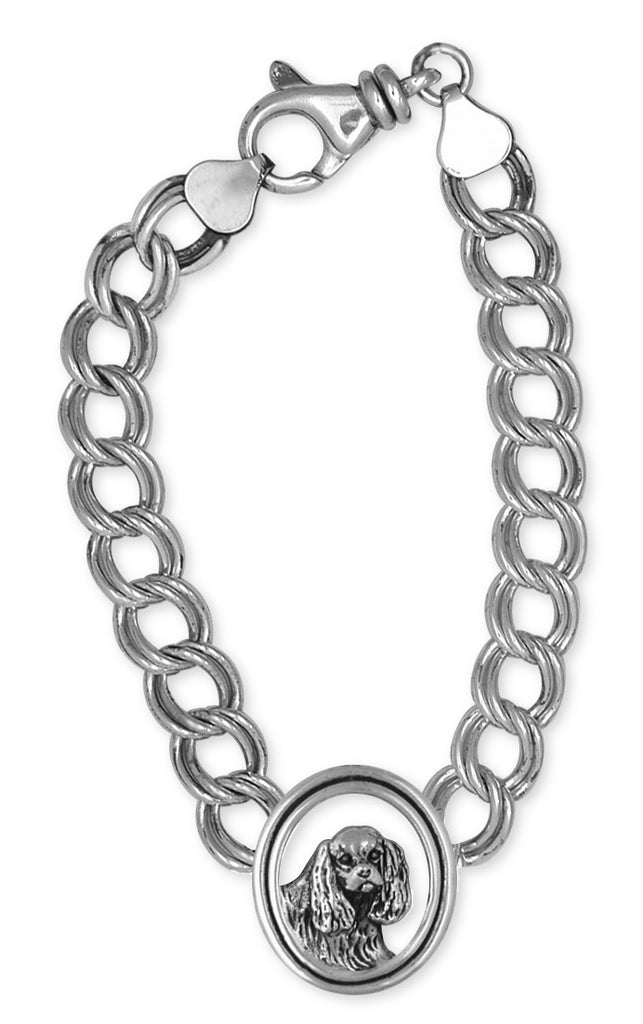 Cavalier King Charles Spaniel Bracelet Jewelry Handmade Sterling Silver CV5-B