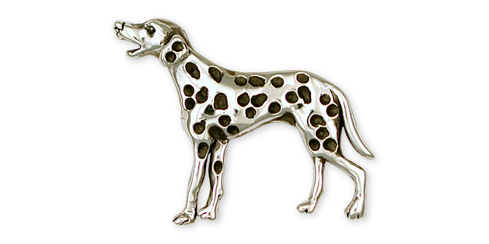 Dalmatian Dog Charms Dalmatian Dog Brooch Pin Sterling Silver Dog Jewelry Dalmatian Dog jewelry