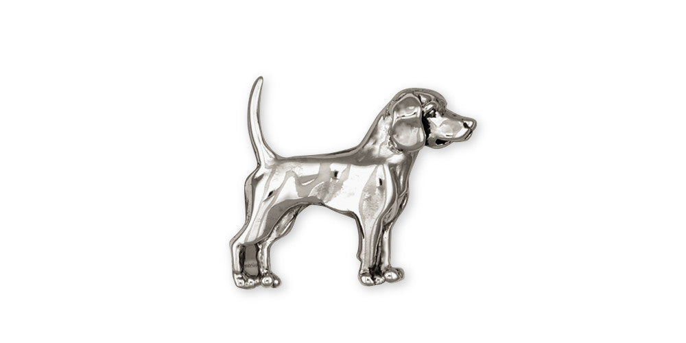 Beagle Charms Beagle Brooch Pin Sterling Silver Dog Jewelry Beagle jewelry