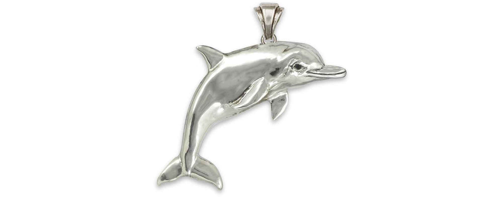 Dolphin Charms Dolphin Pendant Sterling Silver Dolphin Jewelry Dolphin jewelry