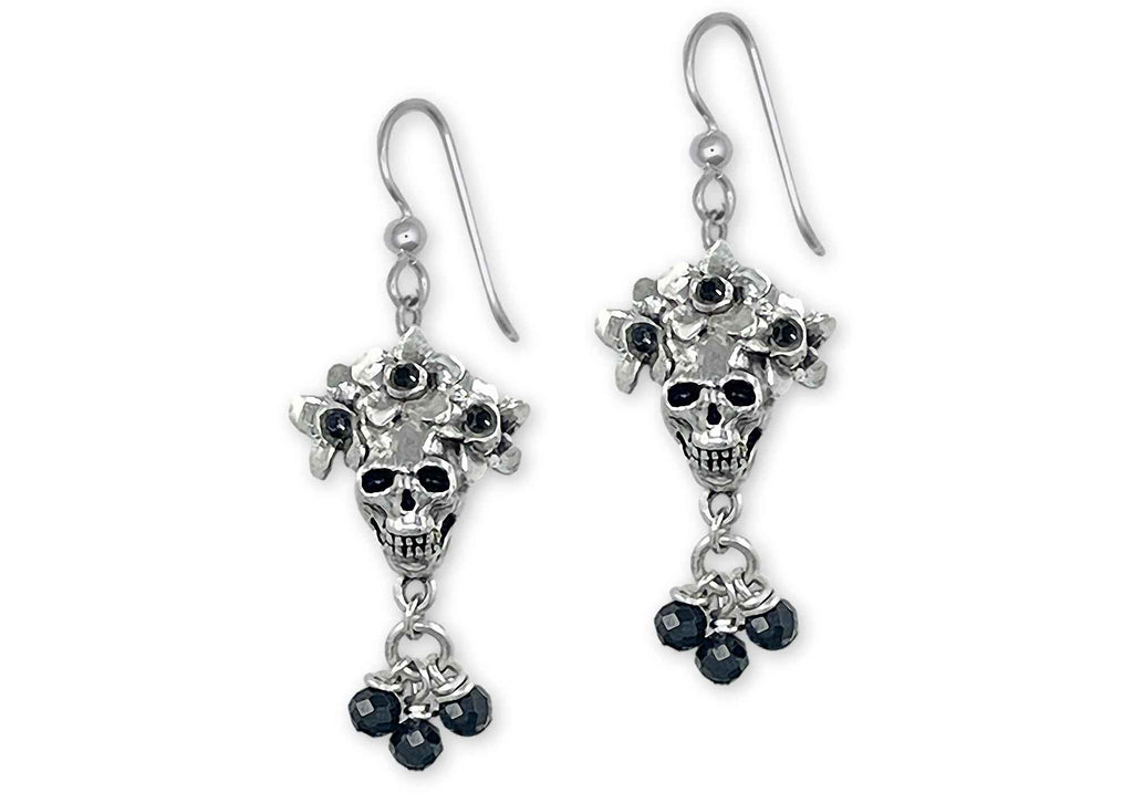 Day Of The Dead Skull Charms Day Of The Dead Skull Earrings Sterling Silver Día De Los Muertos Jewelry Day Of The Dead Skull jewelry