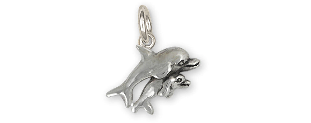 Dolphin Charms Dolphin Charm Sterling Silver Dolphin Jewelry Dolphin jewelry