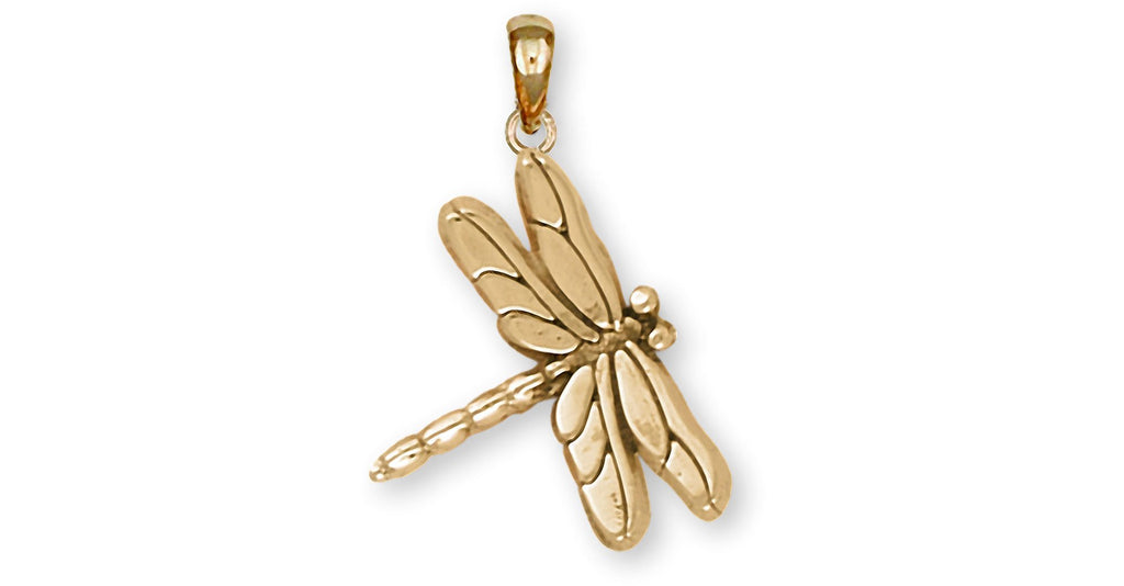 Dragonfly Charms Dragonfly Pendant 14k Gold Dragonfly Jewelry Dragonfly jewelry