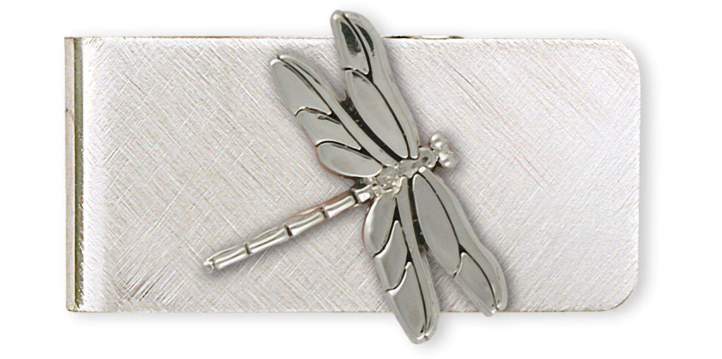 Dragonfly Charms Dragonfly Money Clip Sterling Silver And Stainless Steel Dragonfly Jewelry Dragonfly jewelry