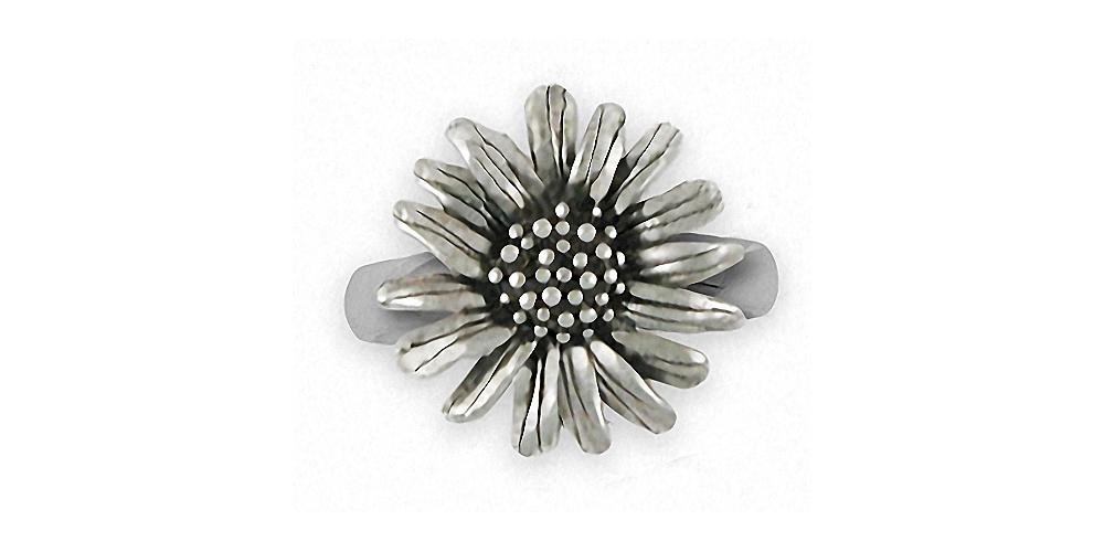 Daisy Charms Daisy Ring Sterling Silver Flower Jewelry Daisy jewelry