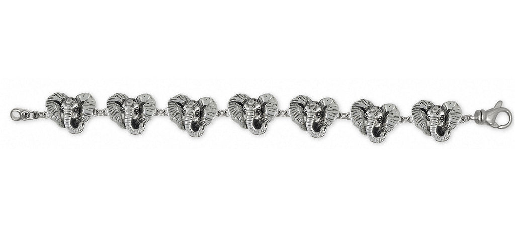 Elephant Charms Elephant Bracelet Sterling Silver Wildlife Jewelry Elephant jewelry