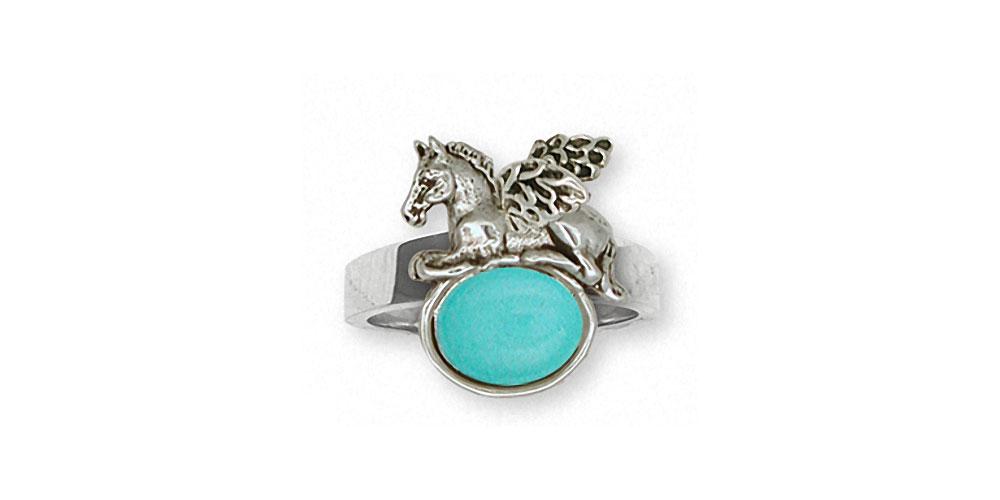 Horse Angel Charms Horse Angel Ring Sterling Silver Horse Jewelry Horse Angel jewelry