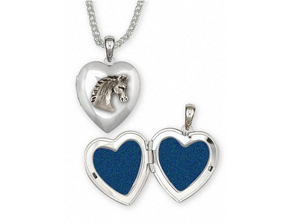 Horse Charms Horse Photo Locket Sterling Silver Horse Jewelry Horse jewelry