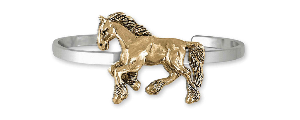 Clydesdale  Charms Clydesdale  Bracelet 14k Gold Vermeil Draft Horse Jewelry Clydesdale  jewelry