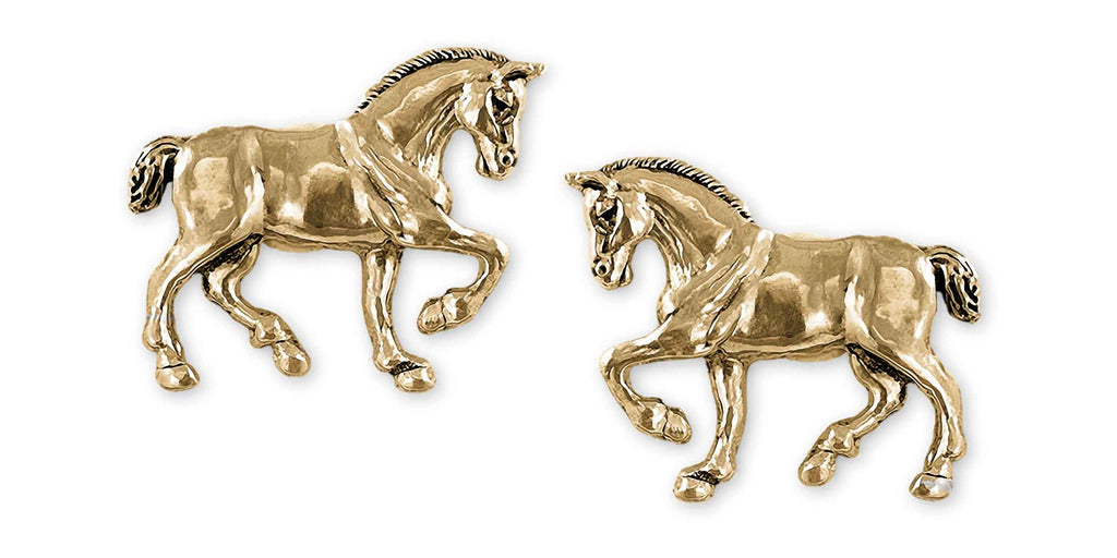 Clydesdale  Charms Clydesdale  Cufflinks 14k Gold Vermeil Draft Horse Jewelry Clydesdale  jewelry