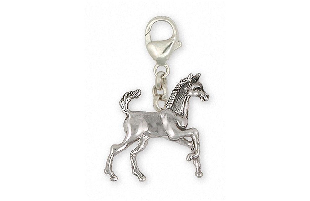 Horse Charms Horse Zipper Pull Sterling Silver Horse Jewelry Horse jewelry