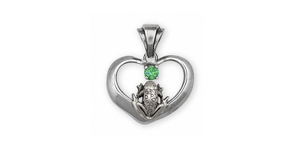 Frog Charms Frog Pendant Sterling Silver Frog Jewelry Frog jewelry