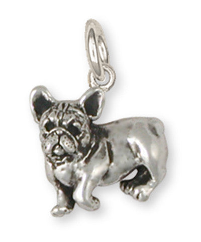 French Bulldog Charm Handmade Sterling Silver Dog Jewelry FR17-C