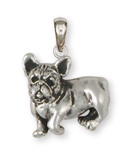 French Bulldog Pendant Handmade Sterling Silver Dog Jewelry FR17-P