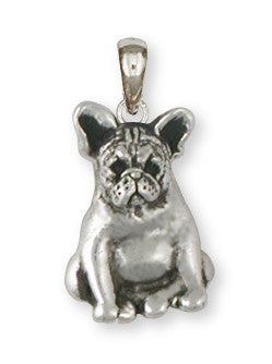French Bulldog Pendant Handmade Sterling Silver Dog Jewelry FR19-P