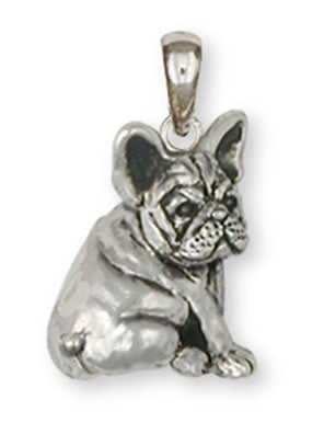 French Bulldog Pendant Handmade Sterling Silver Dog Jewelry FR21-P