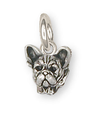 French Bulldog Charm Handmade Sterling Silver Dog Jewelry FR22H-C