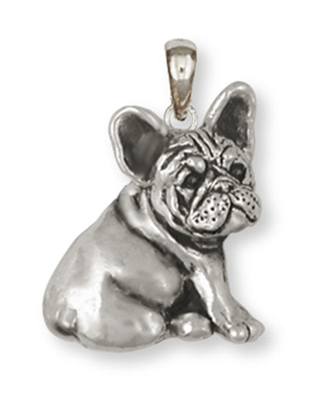 French Bulldog Pendant Handmade Sterling Silver Dog Jewelry FR23-P