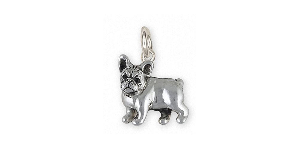 French Bulldog Charms French Bulldog Charm Sterling Silver Frenchie Jewelry French Bulldog jewelry