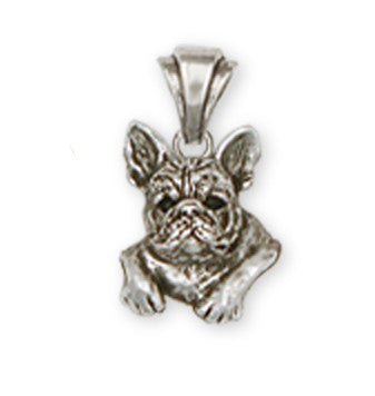 French Bulldog Pendant Handmade Sterling Silver Dog Jewelry FR4-P